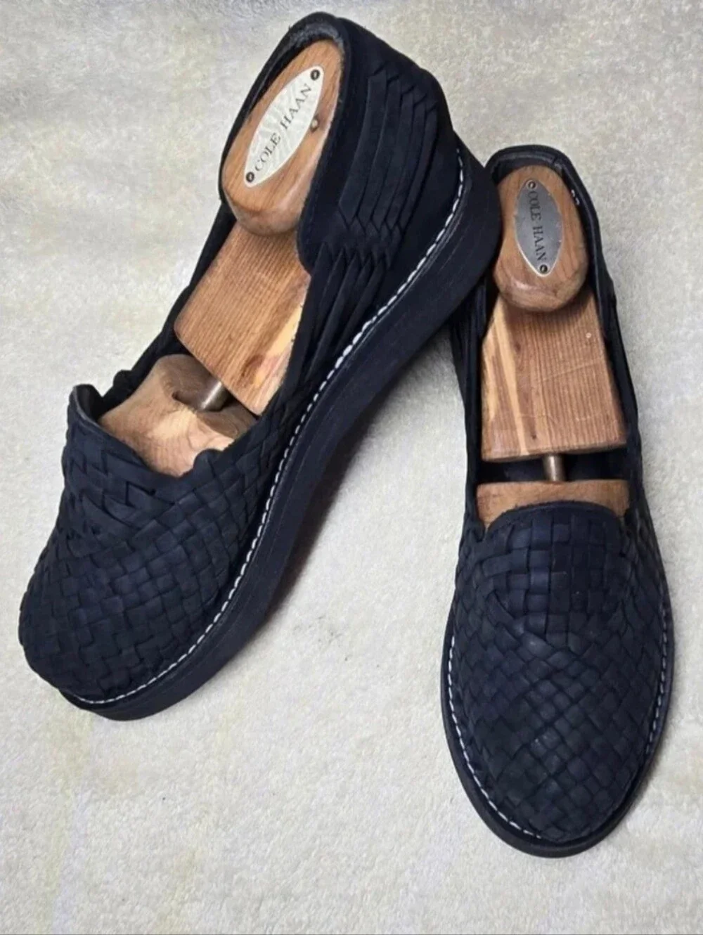 Hand Crafted Explorer Loafer In Matte Black Size 27 New Without Box